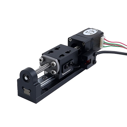 Nema8 step motor bilyalı vida lineer aktüatör 0,5A Strok 30mm 0,01Nm(1,416oz.in) Kurşun adımı 1mm(0,0393") sensörlü - LMD8S12BSS05-030 | StepperOnline