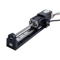Nema 8 step motor bilyalı vida lineer aktüatör 0,5A Strok 60mm 0,01Nm(1,416oz.in) Kurşun adımı 1mm(0,0393") sensörlü