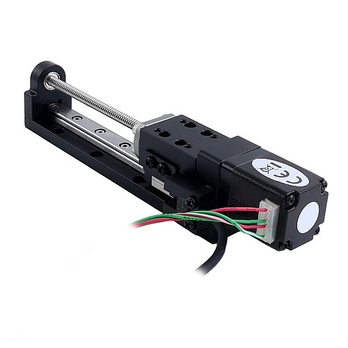 Nema 8 step motor bilyalı vida lineer aktüatör 0,5A Strok 90mm 0,01Nm(1,416oz.in) Kurşun adımı 1mm(0,0393") sensörlü - LMD8S12BSS05-090 | StepperOnline
