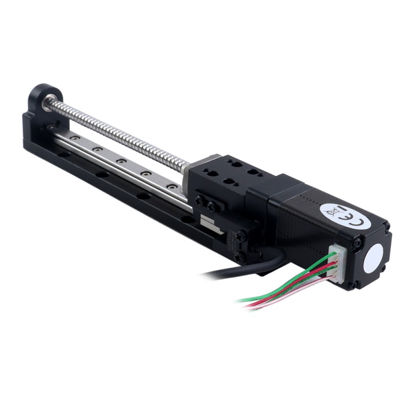 Nema 8 step motor bilyalı vida lineer aktüatör  0.5A Strok 90mm 0.02Nm(2.83oz.in) Kurşun adımı 2mm(0.07874) - LMD8S15BAA05-090 | StepperOnline