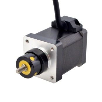 NEMA 14 Captive Acme Lineer Adım Motoru 1,5A 47mm Yığın Vidalı Uç 2,54mm (0,1") Hareket 12,7mm
