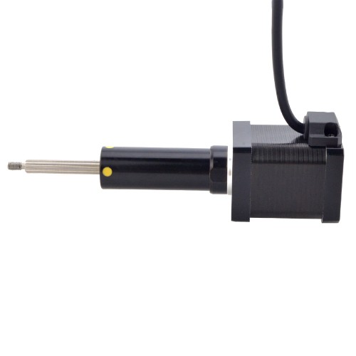 NEMA 14 Captive Acme Lineer Adım Motoru 1,5A 47mm Yığın Vidalı Uç 6,35mm (0,25") Hareket 50,8mm