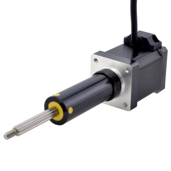 NEMA 14 Captive Acme Lineer Adım Motoru 1,5A 47mm Yığın Vidalı Uç 6,35mm (0,25") Hareket 50,8mm