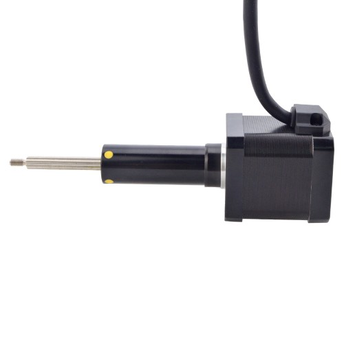 NEMA 17 Captive Acme Lineer Adım Motoru 2.5A 48mm Yığın Vidalı Uç 6.35mm (0.25") Hareket 50.8mm