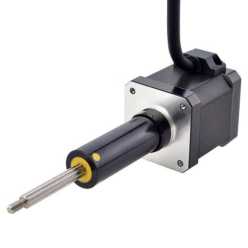 NEMA 17 Captive Acme Lineer Adım Motoru 2.5A 48mm Yığın Vidalı Uç 6.35mm (0.25") Hareket 50.8mm