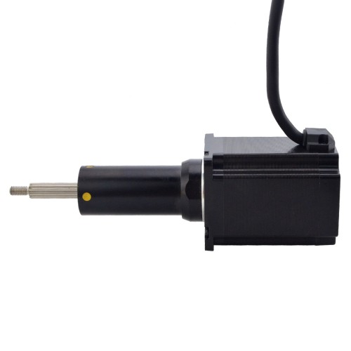 NEMA 23 Captive Acme Lineer Adım Motoru 4.0A 75mm Yığın Vidalı Uç 5.08mm (0.2") Hareket 63.5mm