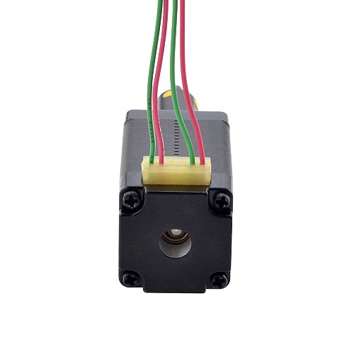 NEMA 8 Captive Acme Lineer Adım Motoru 0,5A 38,2 mm Yığın Vidalı Uç 2 mm (0,07874") Hareket 19,1 mm