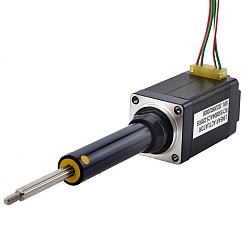 NEMA 8 Captive Acme Lineer Adım Motoru 0,5A 38,2 mm Yığın Vidalı Uç 2 mm (0,07874") Hareket 38,1 mm