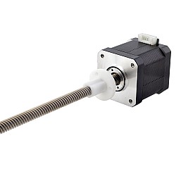 Nema 17 Harici Acme Lineer Adım Motoru 1.68A 48mm Yığın Vidalı Uç 8mm (0.31496") Uç Uzunluğu 300mm