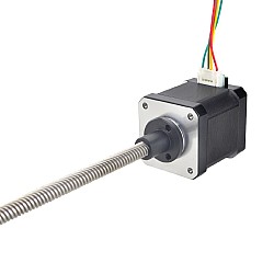 Nema 17 Çift Şaftlı Harici 48mm Yığın 1.68A Kablo 8mm (0.31496") Uzunluk 200mm Arka Şaft Uzunluğu 13mm