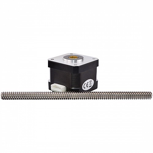 Nema 17 Sabit Olmayan 26Ncm (36,81oz.in) 34mm Yığın 0,4A Kablo 8mm (0,31496") Uzunluk 320mm