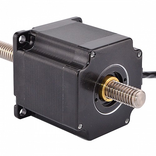 Nema 23 56 mm'lik 2A Uçlu, 2 mm (0,07874") Uzunluk 150 mm'lik Tutturulmamış Nema 23 56 mm'lik 2A Uçlu, 2 mm (0,07874") Uzunluk 150 mm'lik Tutturulmamış