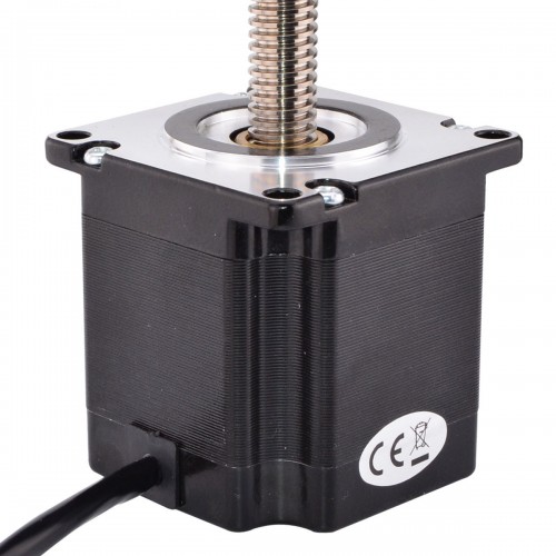 Nema 23 56 mm'lik 2A Uçlu, 2 mm (0,07874") Uzunluk 150 mm'lik Tutturulmamış