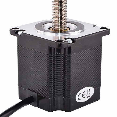 Nema 23 56 mm'lik 2A Uçlu, 2 mm (0,07874") Uzunluk 150 mm'lik Tutturulmamış Nema 23 56 mm'lik 2A Uçlu, 2 mm (0,07874") Uzunluk 150 mm'lik Tutturulmamış