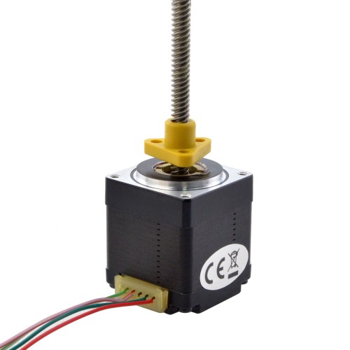 NEMA 11 Harici Acme Lineer Adım Motoru 1.0A 32.2mm Yığın Vida Bağlantısı 5.08mm (0.2") Bağlantı Uzunluğu 150mm