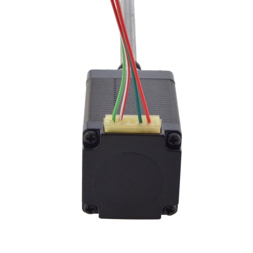 NEMA 11 Harici Bilyalı Vidalı Lineer Adım Motoru 1.0A 46mm Yığın Vidası Girişi 2mm (0.07874") Giriş Uzunluğu 150mm