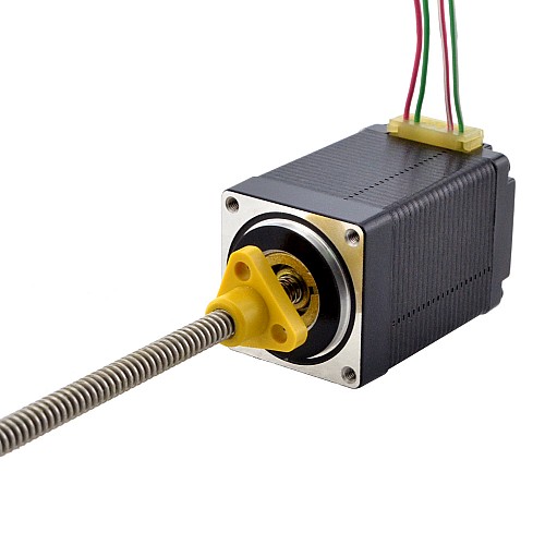 NEMA 11 Harici Acme Lineer Adım Motoru 1.0A 46mm Yığın Vida Bağlantısı 1.27mm (0.05") Bağlantı Uzunluğu 150mm NEMA 11 Harici Acme Lineer Adım Motoru 1.0A 46mm Yığın Vida Bağlantısı 1.27mm (0.05") Bağlantı Uzunluğu 150mm