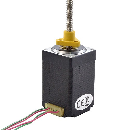 CN Satışta - NEMA 11 Harici Acme Lineer Adım Motoru 1.0A 46mm Yığın Vidalı Kablo 2.54mm (0.1") Kablo Uzunluğu 150mm CN Satışta - NEMA 11 Harici Acme Lineer Adım Motoru 1.0A 46mm Yığın Vidalı Kablo 2.54mm (0.1") Kablo Uzunluğu 150mm