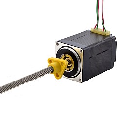 CN Satışta - NEMA 11 Harici Acme Lineer Adım Motoru 1.0A 46mm Yığın Vidalı Kablo 10.16mm (0.4") Kablo Uzunluğu 150mm