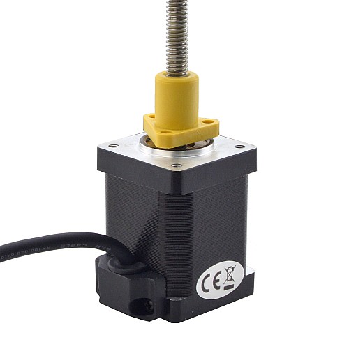 NEMA 14 Harici Acme Lineer Adım Motoru 1,5A 47mm Yığın Vida Bağlantısı 1,27mm (0,05") Bağlantı Uzunluğu 150mm NEMA 14 Harici Acme Lineer Adım Motoru 1,5A 47mm Yığın Vida Bağlantısı 1,27mm (0,05") Bağlantı Uzunluğu 150mm
