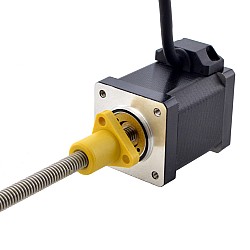 NEMA 14 Harici Acme Lineer Adım Motoru 1,5A 47mm Yığın Vida Bağlantısı 1,27mm (0,05") Bağlantı Uzunluğu 150mm