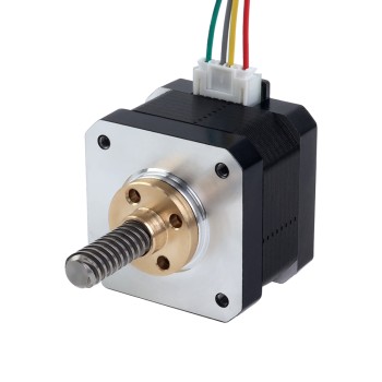Nema 17 Harici 34mm Yığın 0,4A Kablo 8mm (0,31496") Uzunluk 32mm