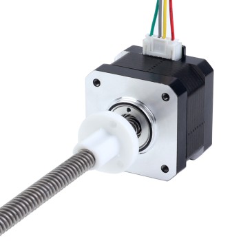 Nema 17 Harici 34mm Yığın 0,4A Kablo 8mm (0,31496") Uzunluk 150mm