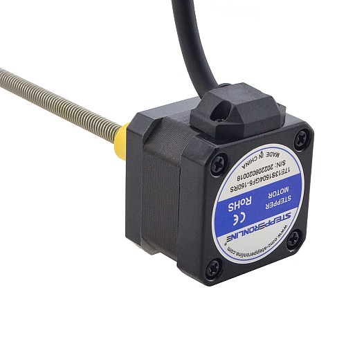 NEMA 17 Harici Acme Lineer Adım Motoru 1.5A 34mm Yığın Vida Bağlantısı 2.54mm (0.1") Bağlantı Uzunluğu 150mm
