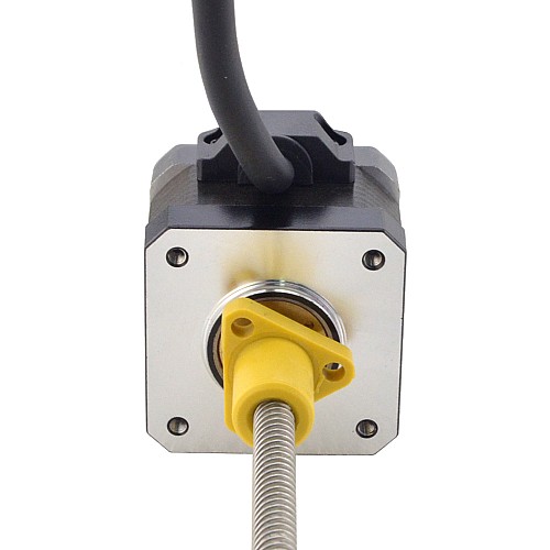NEMA 17 Harici Acme Lineer Adım Motoru 1.5A 34mm Yığın Vida Bağlantısı 6.35mm (0.25") Bağlantı Uzunluğu 150mm
