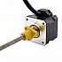 NEMA 17 Harici Acme Lineer Adım Motoru 1.5A 34mm Yığın Vida Bağlantısı 6.35mm (0.25") Bağlantı Uzunluğu 150mm