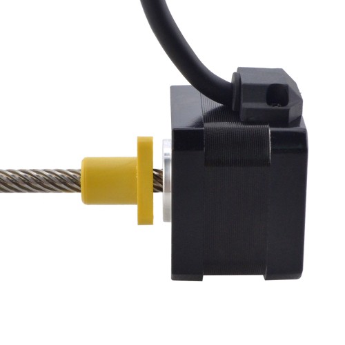 NEMA 17 Harici Acme Lineer Adım Motoru 1,5A 34mm Yığın Vida Bağlantısı 25,4mm (1") Bağlantı Uzunluğu 150mm
