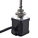 NEMA 17 Harici Bilyalı Vidalı Lineer Adım Motoru 2.5A 48mm Yığın Vidası Girişi 8mm (0.3150") Giriş Uzunluğu 150mm