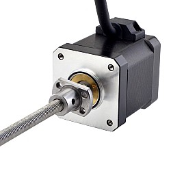 NEMA 17 Harici Bilyalı Vidalı Lineer Adım Motoru 2.5A 48mm Yığın Vidası Girişi 1mm (0.03937") Giriş Uzunluğu 150mm