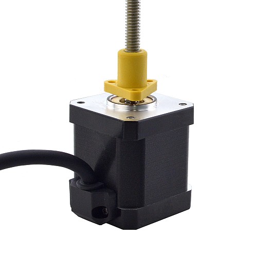 NEMA 17 Harici Acme Lineer Adım Motoru 2.5A 48mm Yığın Vida Bağlantısı 1.27mm (0.05") Bağlantı Uzunluğu 150mm NEMA 17 Harici Acme Lineer Adım Motoru 2.5A 48mm Yığın Vida Bağlantısı 1.27mm (0.05") Bağlantı Uzunluğu 150mm