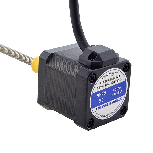 NEMA 17 Harici Acme Lineer Adım Motoru 2.5A 48mm Yığın Vida Bağlantısı 12.7mm (0.5") Bağlantı Uzunluğu 150mm NEMA 17 Harici Acme Lineer Adım Motoru 2.5A 48mm Yığın Vida Bağlantısı 12.7mm (0.5") Bağlantı Uzunluğu 150mm