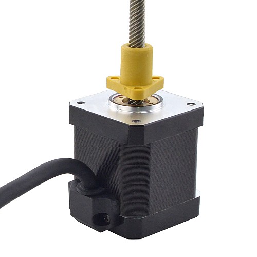 NEMA 17 Harici Acme Lineer Adım Motoru 2.5A 48mm Yığın Vida Bağlantısı 12.7mm (0.5") Bağlantı Uzunluğu 150mm NEMA 17 Harici Acme Lineer Adım Motoru 2.5A 48mm Yığın Vida Bağlantısı 12.7mm (0.5") Bağlantı Uzunluğu 150mm