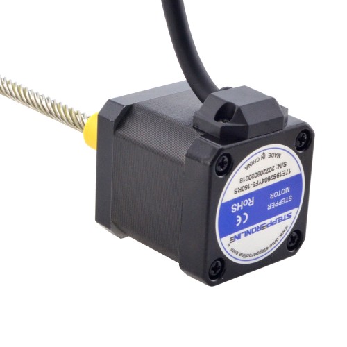CN Satışta - NEMA 17 Harici Acme Lineer Adım Motoru 2.5A 48mm Yığın Vida Bağlantısı 25.4mm (1") Bağlantı Uzunluğu 150mm