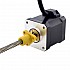 CN Satışta - NEMA 17 Harici Acme Lineer Adım Motoru 2.5A 48mm Yığın Vida Bağlantısı 25.4mm (1") Bağlantı Uzunluğu 150mm