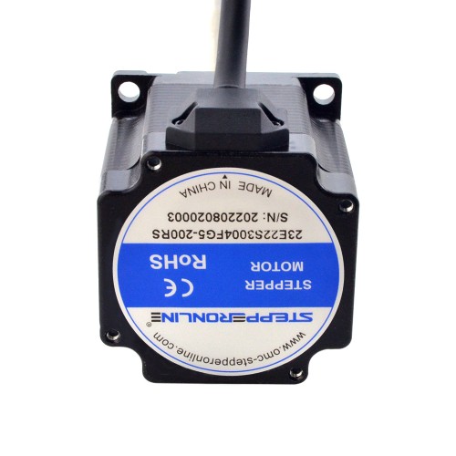 NEMA 23 Harici Acme Lineer Adım Motoru 3.0A 56mm Yığın Vida Bağlantısı 1.27mm (0.05") Bağlantı Uzunluğu 200mm