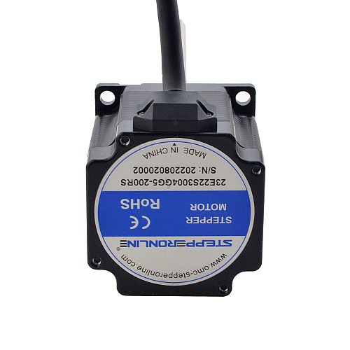 NEMA 23 Harici Acme Lineer Adım Motoru 3.0A 56mm Yığın Vida Bağlantısı 2.54mm (0.1") Bağlantı Uzunluğu 200mm