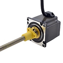 NEMA 23 Harici Acme Lineer Adım Motoru 3.0A 56mm Yığın Vida Bağlantısı 2.54mm (0.1") Bağlantı Uzunluğu 200mm