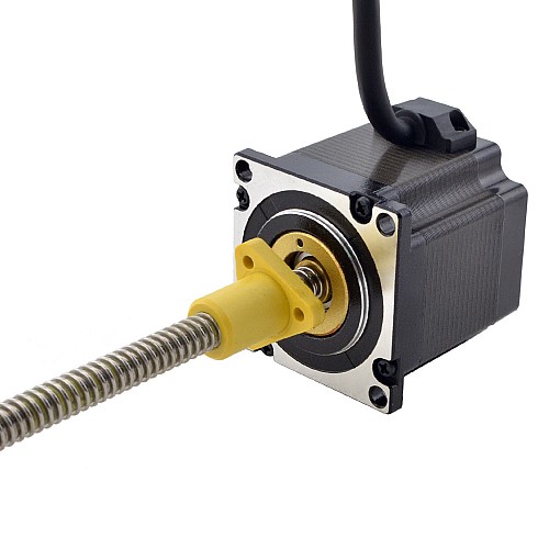 NEMA 23 Harici Acme Lineer Adım Motoru 3.0A 56mm Yığın Vida Bağlantısı 2.54mm (0.1") Bağlantı Uzunluğu 200mm