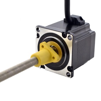 NEMA 23 Harici Acme Lineer Adım Motoru 3.0A 56mm Yığın Vidalı Kablo 10.16mm (0.4") Kablo Uzunluğu 200mm
