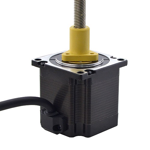 CN Satışta - NEMA 23 Harici Acme Lineer Adım Motoru 3.0A 56mm Yığın Vidalı Kablo 10.16mm (0.4") Kablo Uzunluğu 200mm CN Satışta - NEMA 23 Harici Acme Lineer Adım Motoru 3.0A 56mm Yığın Vidalı Kablo 10.16mm (0.4") Kablo Uzunluğu 200mm