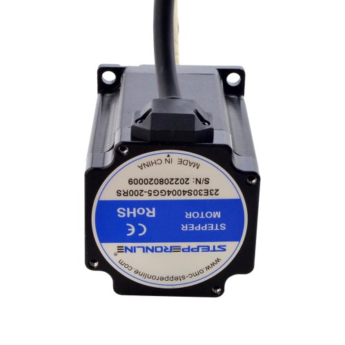 CN Satışta - NEMA 23 Harici Acme Lineer Adım Motoru 4.0A 76mm Yığın Vidalı Kablo 2.54mm (0.1") Kablo Uzunluğu 200mm