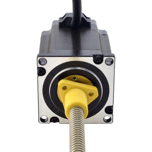 CN Satışta - NEMA 23 Harici Acme Lineer Adım Motoru 4.0A 76mm Yığın Vidalı Kablo 2.54mm (0.1") Kablo Uzunluğu 200mm