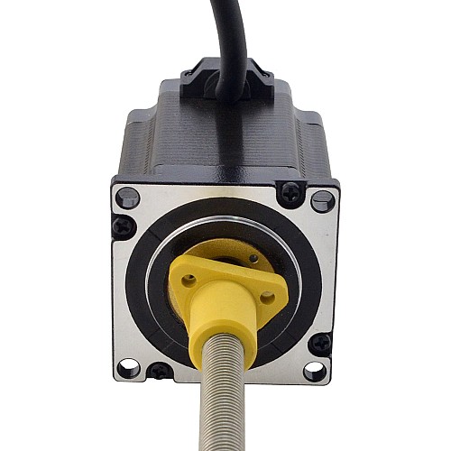 CN Satışta - NEMA 23 Harici Acme Lineer Adım Motoru 4.0A 76mm Yığın Vidalı Kablo 5.08mm (0.2") Kablo Uzunluğu 200mm