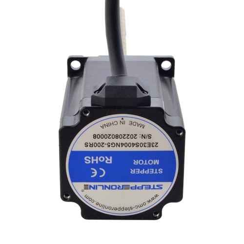 NEMA 23 Harici Acme Lineer Adım Motoru 4.0A 76mm Yığın Vidalı Kablo 10.16mm (0.4") Kablo Uzunluğu 200mm