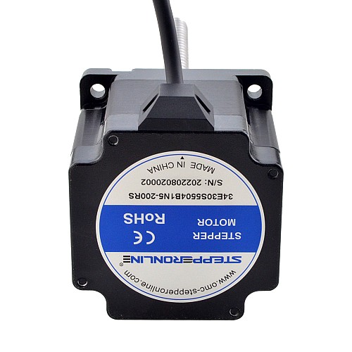 NEMA 34 Harici Bilyalı Vidalı Lineer Adım Motoru 4,5 Nm (637,25 oz.in) 5,5 A 76 mm Kablo 10 mm (0,3937") Kablo Uzunluğu 200 mm NEMA 34 Harici Bilyalı Vidalı Lineer Adım Motoru 4,5 Nm (637,25 oz.in) 5,5 A 76 mm Kablo 10 mm (0,3937") Kablo Uzunluğu 200 mm