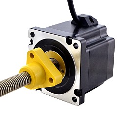NEMA 34 Harici Acme Lineer Adım Motoru 5.5A 76mm Yığın Vida Bağlantısı 2.54mm (0.1") Bağlantı Uzunluğu 200mm